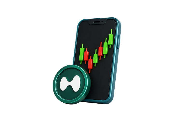 Hyperliquid Trading Mobile 3D