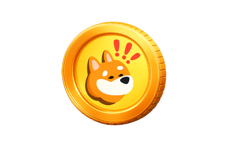 Bonk Mascot Coin 3D illustration