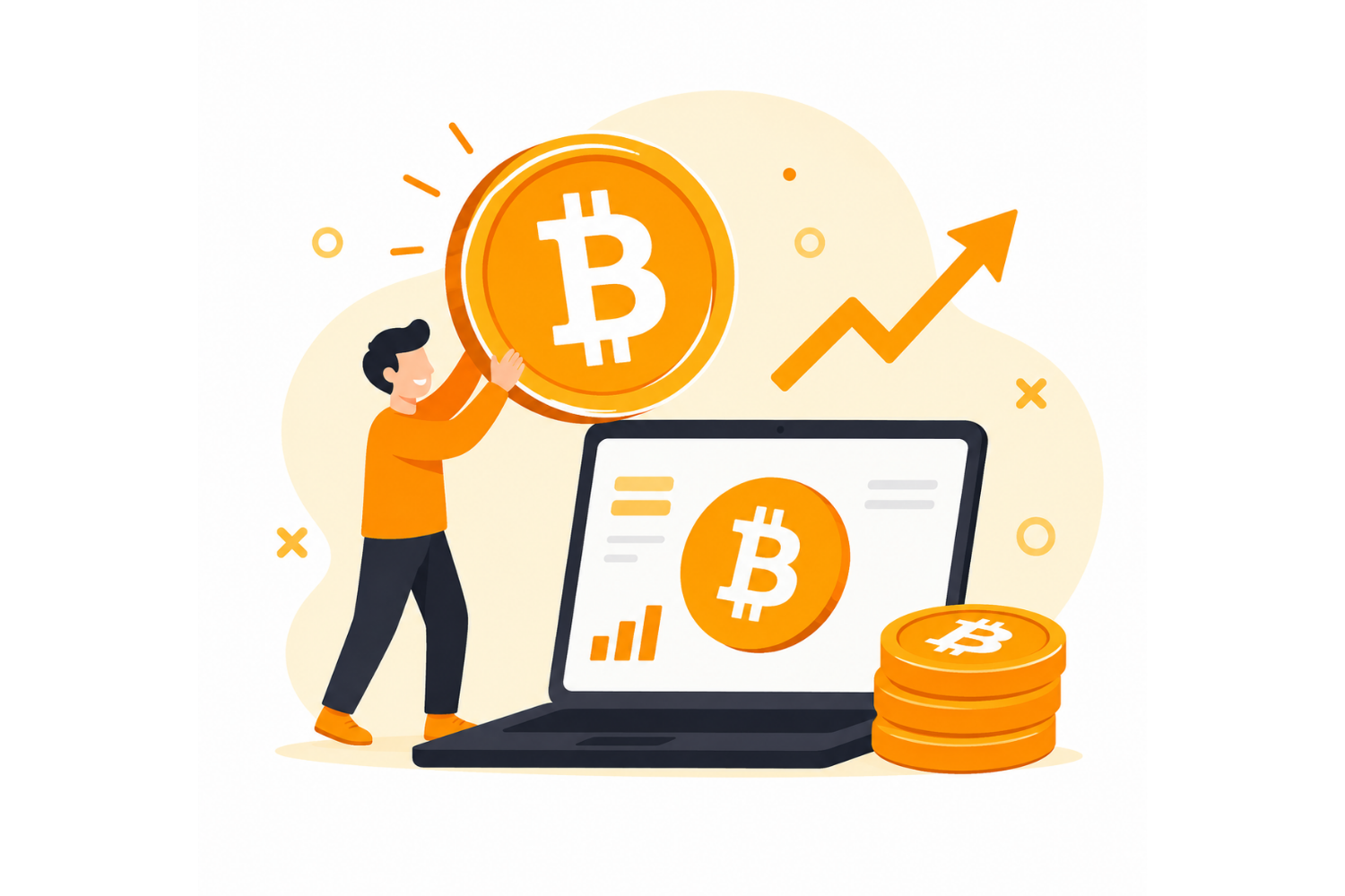 Bitcoin Investment Growth illustration