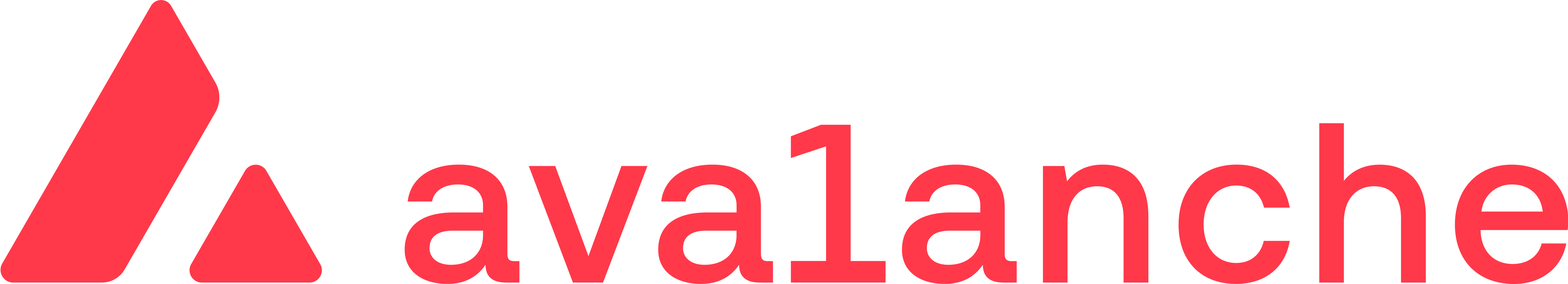 Avalanche Horizontal Red