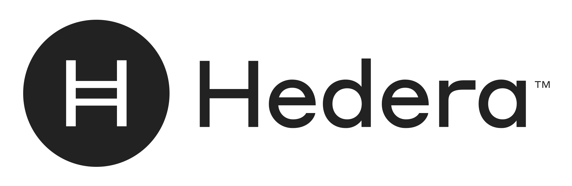 Hedera (HBAR) Horizontal Dark